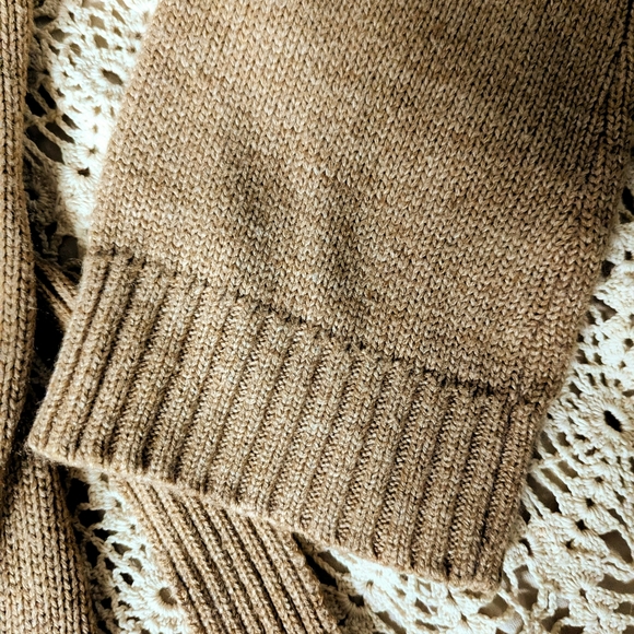 Bluenotes Tan Women's Cardigan Sweater - Picture 7 of 9